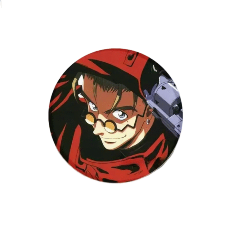Trigun Vash The Stampede Anime Badge Trigun Vash The Stampede Anime Badge