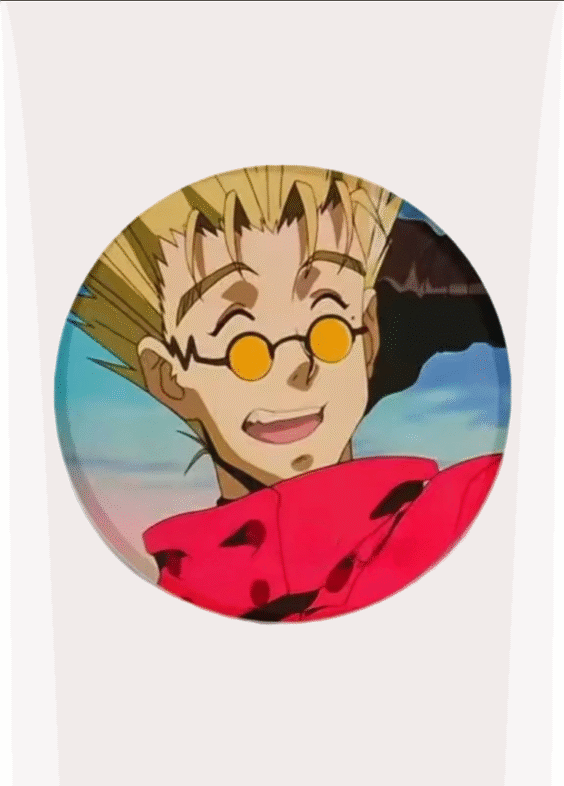 Trigun Anime Vash The Stampede Badge