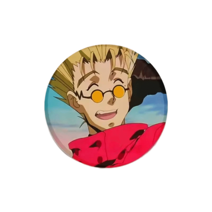 Trigun Anime Vash The Stampede Badge Trigun Anime Vash The Stampede Badge