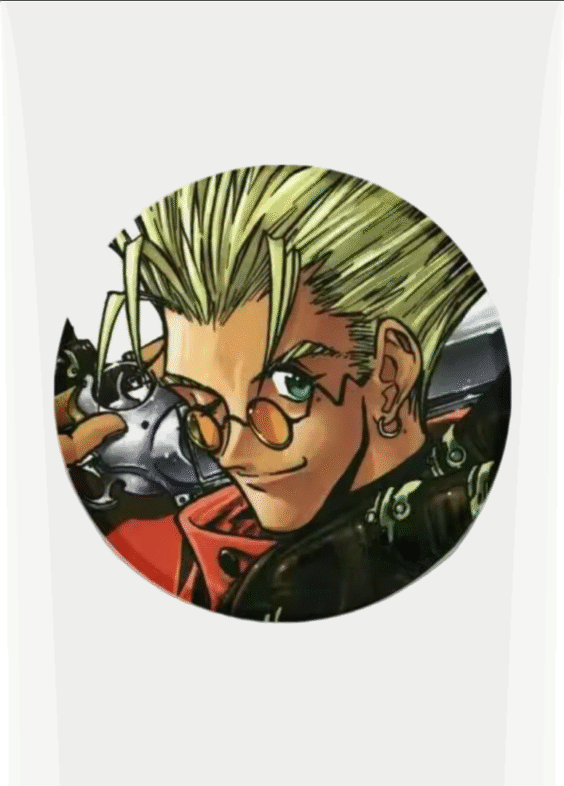 Trigun Anime Stampede Tinplate Badge