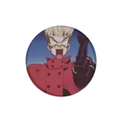 Anime Trigun Vash The Stampede Badge