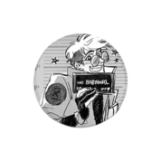 Trigun Stampede Black And White Anime Badge