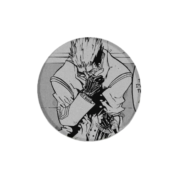 Trigun Stampede Black And White Anime Tinplate Badge