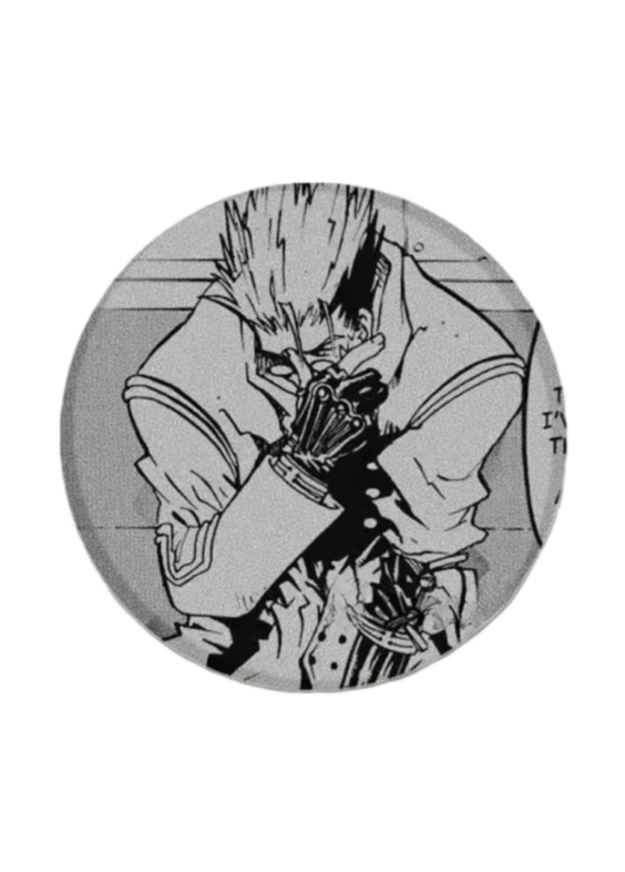 Trigun Stampede Black And White Anime Tinplate Badge