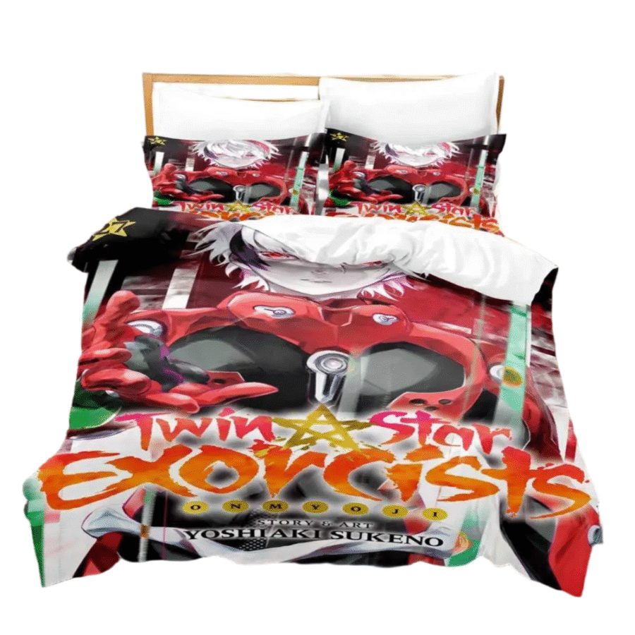 Twin Star Exorcists Anime Rokuro Enmado Bedding Set Twin Star Exorcists Anime Rokuro Enmado Bedding Set