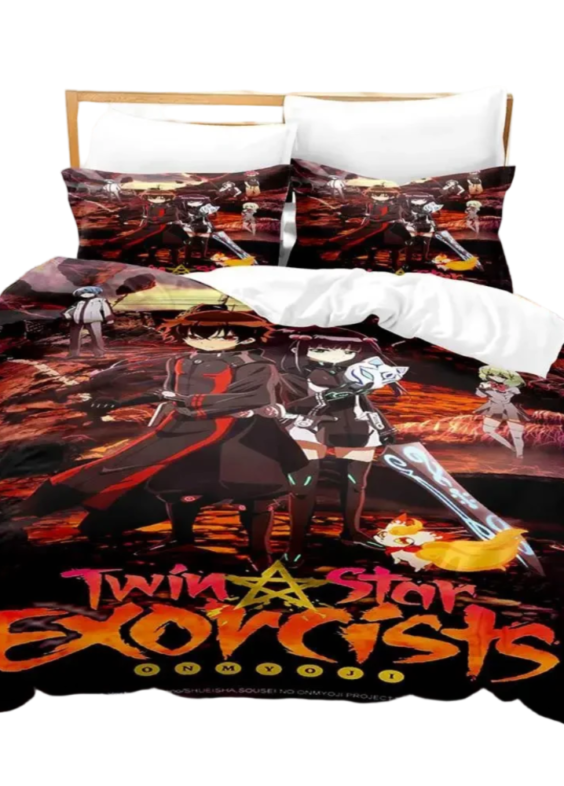 Anime Twin Star Exorcists Print Bedding Set