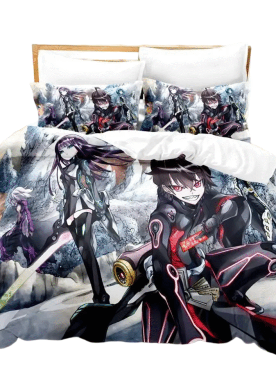 Twin Star Exorcists Anime Characters Print Bedding Set