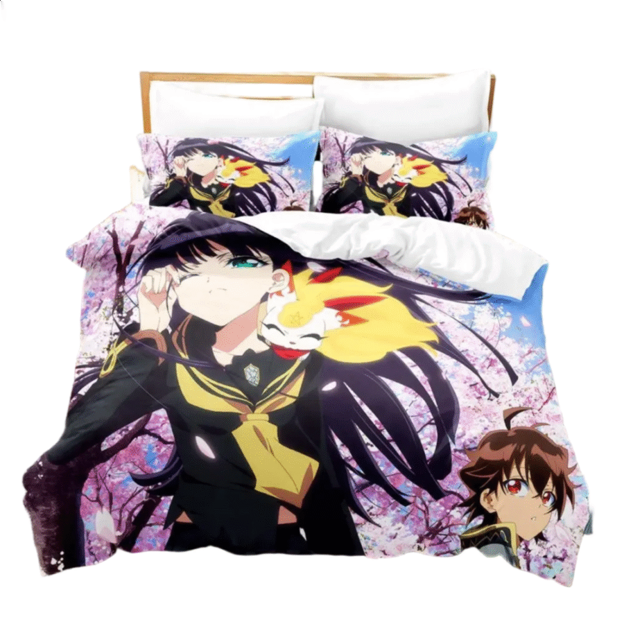 Anime Twin Star Exorcists Rokuro And Benio Bedding Set Anime Twin Star Exorcists Rokuro And Benio Bedding Set