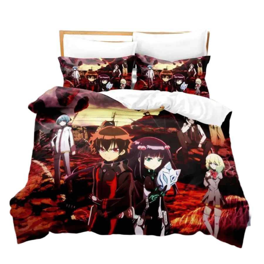 Anime Twin Star Exorcists Characters Print Bedding Set Anime Twin Star Exorcists Characters Print Bedding Set