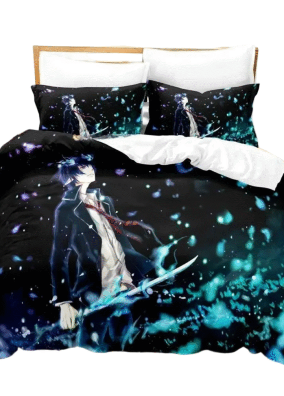 Blue Exorcist Rin Okumura Anime Print Bedding Set