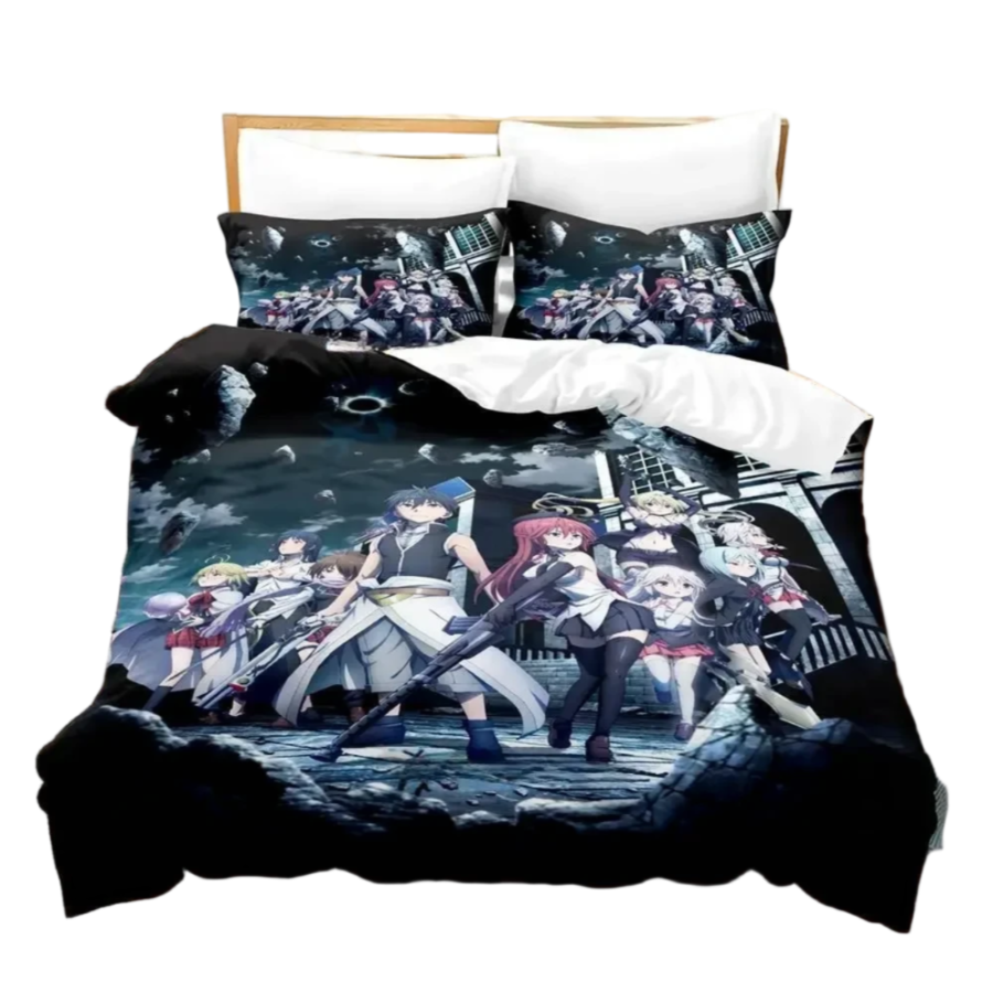 Trinity Seven Anime Characters Print Bedding Set