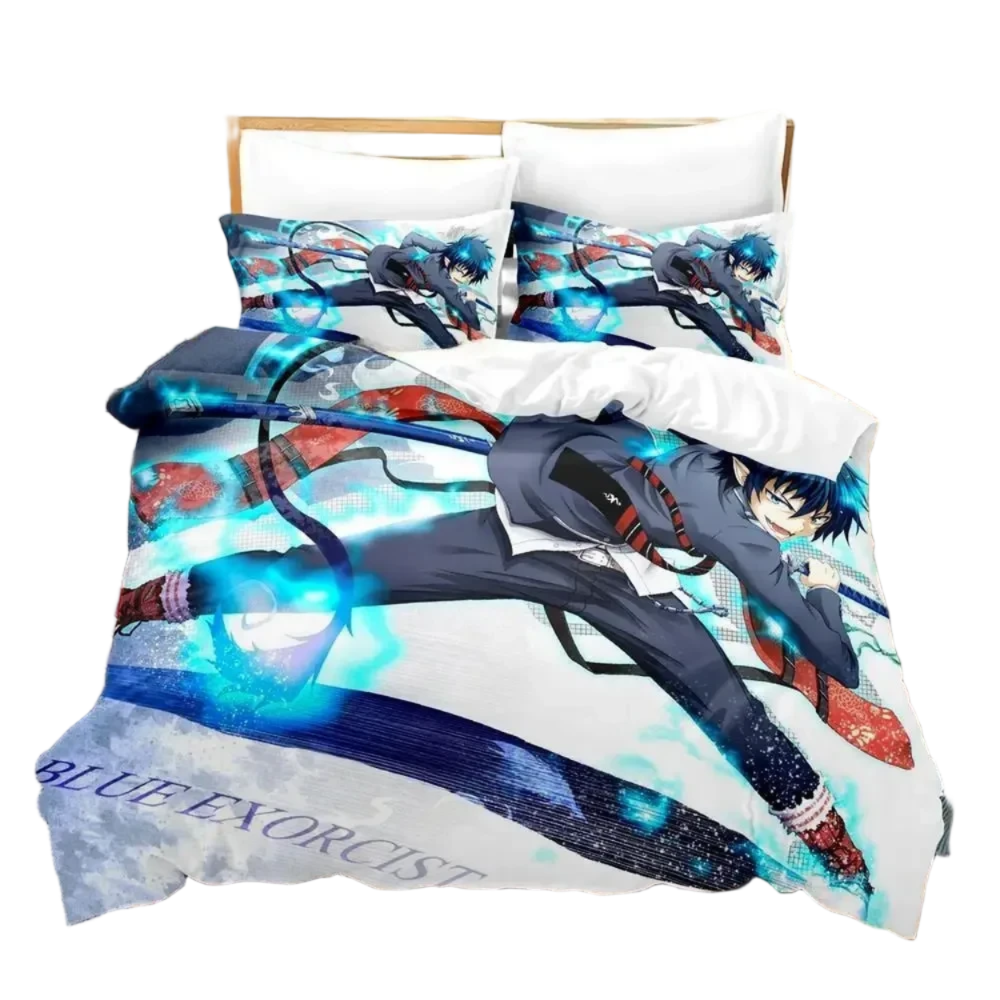 Anime Blue Exorcist Rin Okumura Print Bedding Set Anime Blue Exorcist Rin Okumura Print Bedding Set