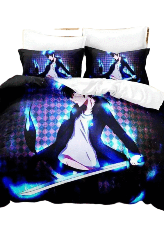 Anime Blue Exorcist Rin Okumura Bedding Set