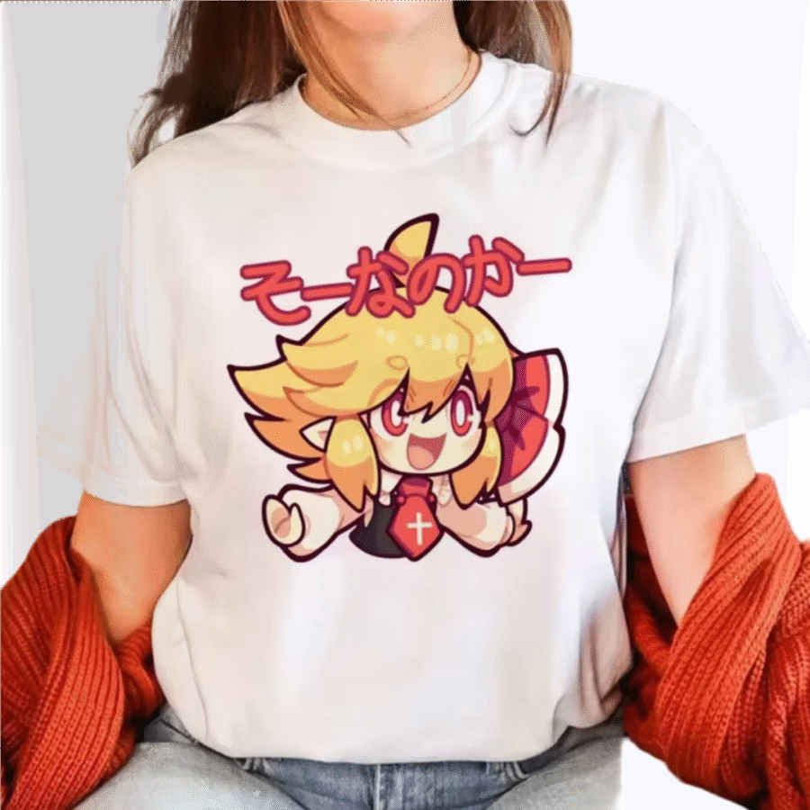 Anime Touhou Project Rumia Printed White T-Shirt Anime Touhou Project Rumia Printed White T-Shirt