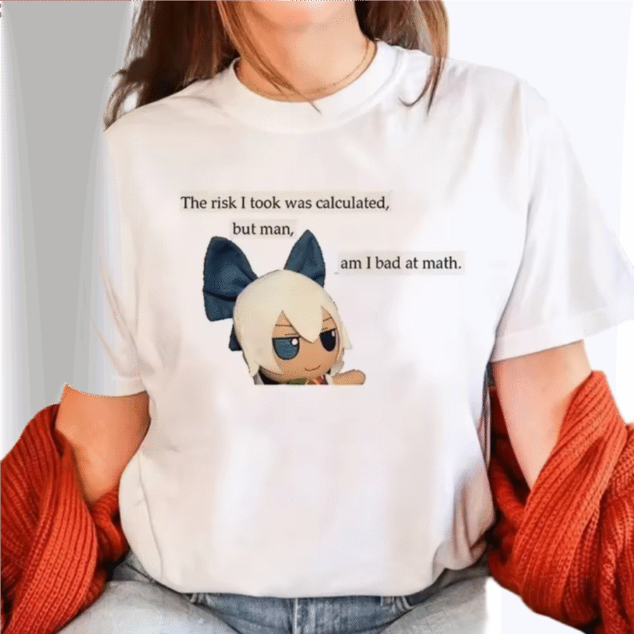 Anime Touhou Project Cirno White T-Shirt Anime Touhou Project Cirno White T-Shirt