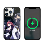 Anime Trinity Seven Arata And Lilith Phone Case For Magnetic Attraction iPhone