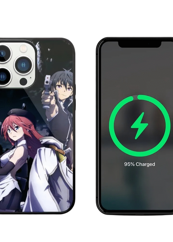 Anime Trinity Seven Arata And Lilith Phone Case For Magnetic Attraction iPhone