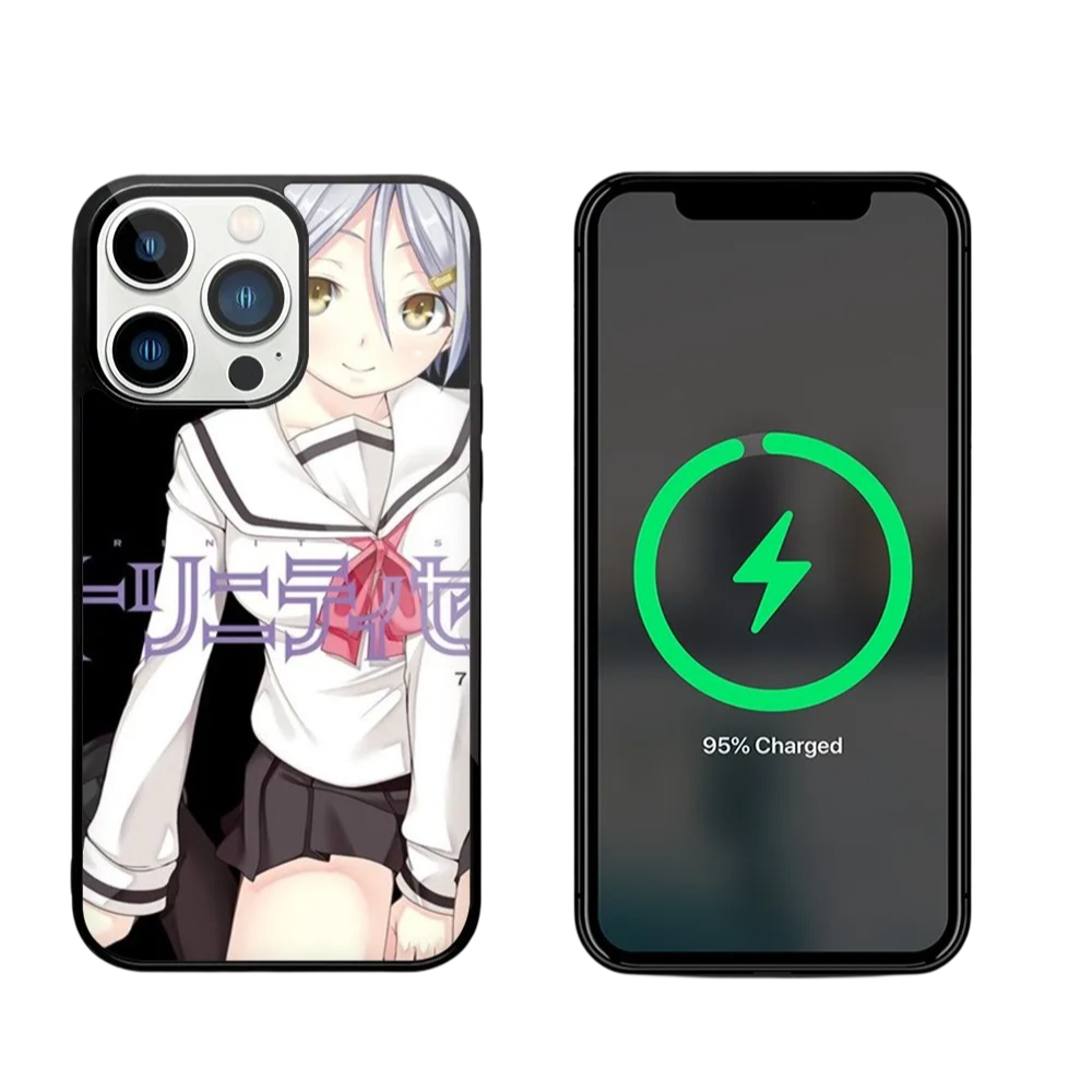 Anime Trinity Seven Hijiri Kasuga Phone Case For Magnetic Attraction iPhone Anime Trinity Seven Hijiri Kasuga Phone Case For Magnetic Attraction iPhone