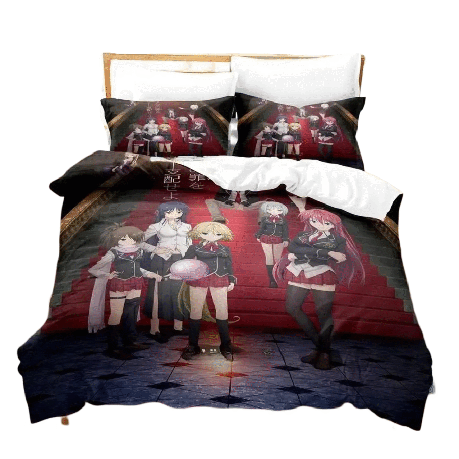 Trinity Seven Anime Characters Bedding Set Trinity Seven Anime Characters Bedding Set