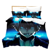 Blue Exorcist Anime Rin Okumura Printed Duvet Cover Set