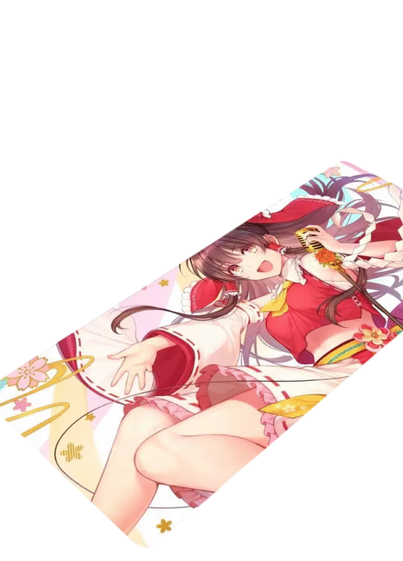 Touhou Project Anime Reimu Hakurei Keyboard Mouse Pad