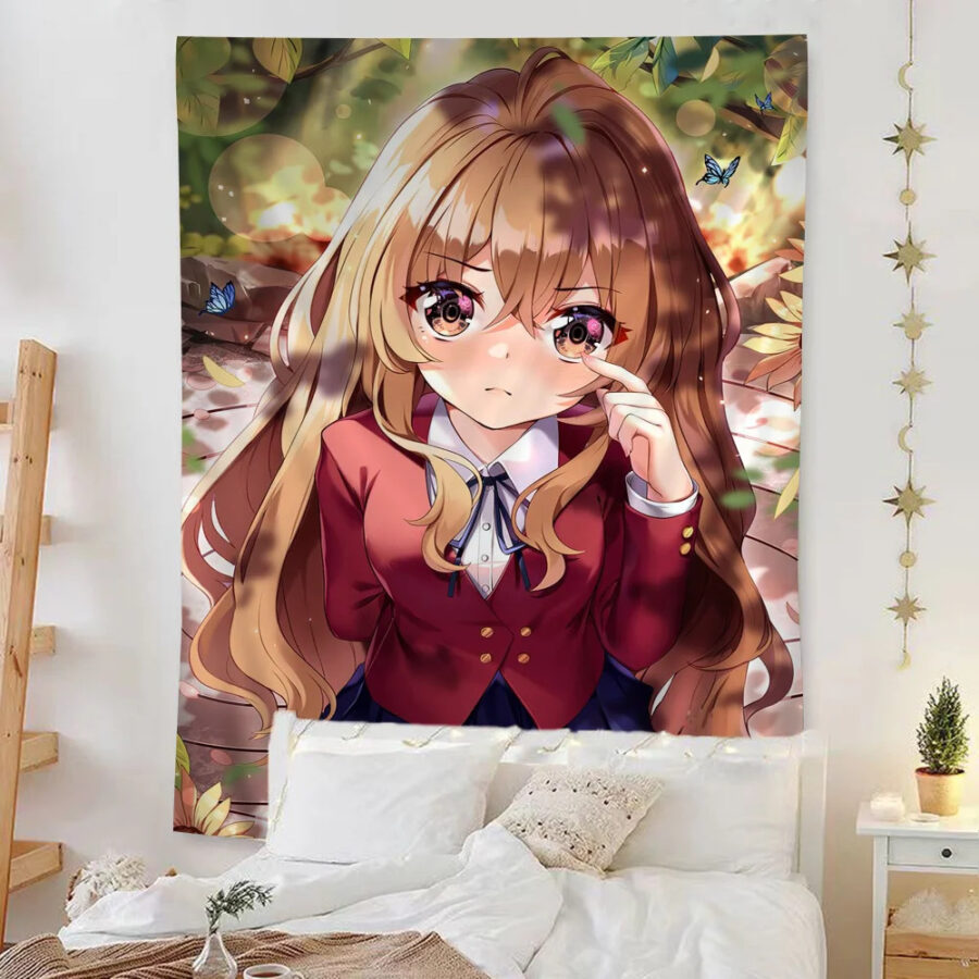 Toradora Anime Taiga Aisaka Home Decor Wall Hanging Sheet