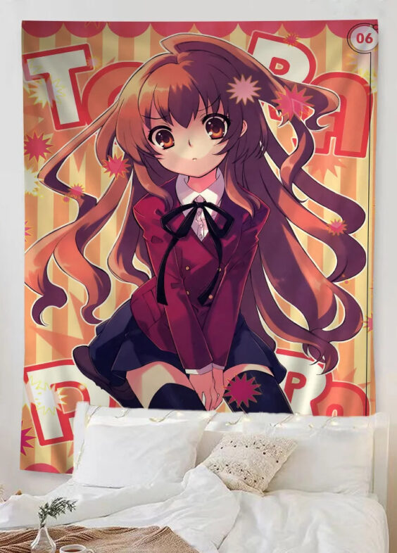 Anime Toradora Taiga Aisaka Home Decor Wall Hanging Sheet