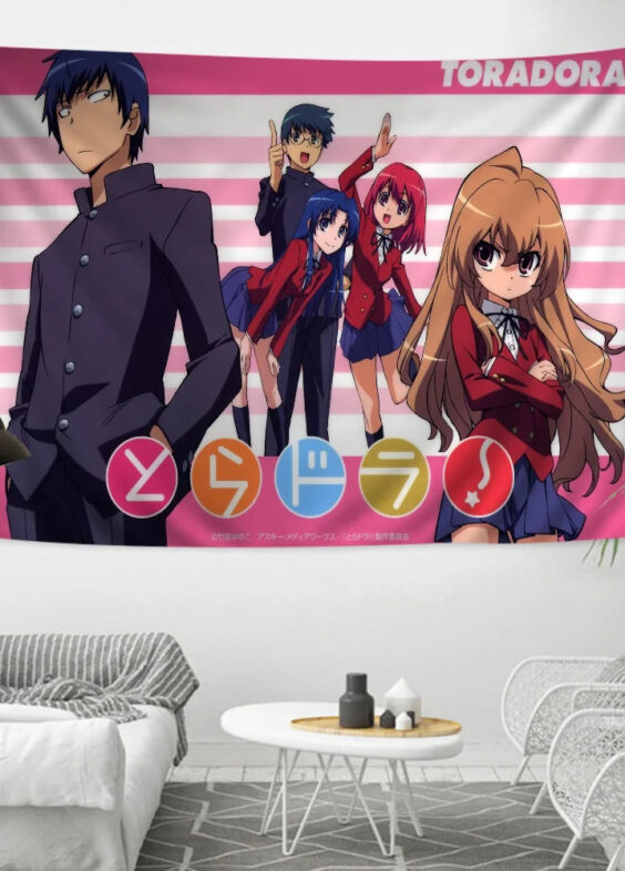 Toradora Anime Characters Print Large Wall Decor Poster