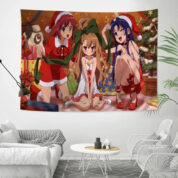 Anime Christmas Toradora Tiga Minori And Ami Printed Large Wall Decor Poster