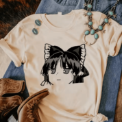 Touhou Project Anime Reimu Hakurei T-Shirt For Women