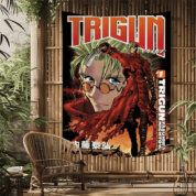 Anime Trigun Vash The Stampede Tapestry Poster Wall Art