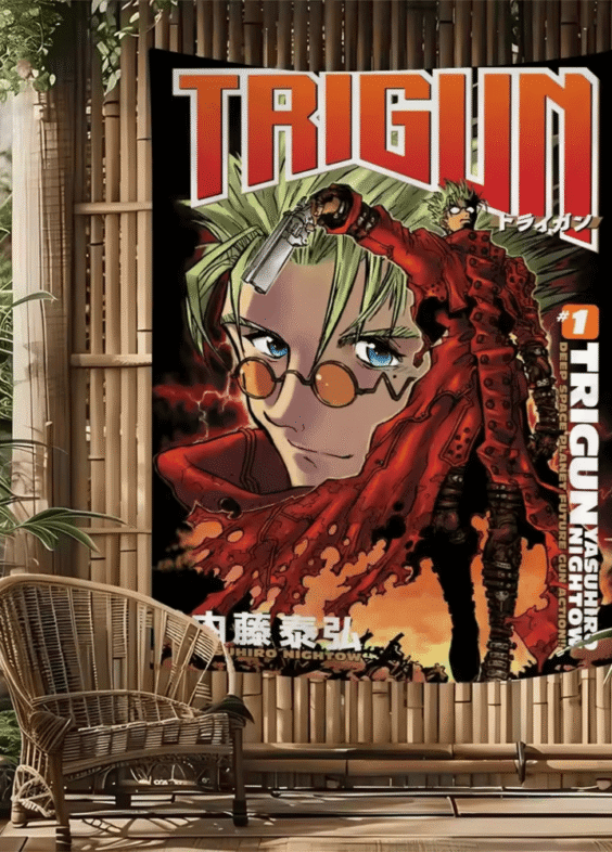 Anime Trigun Vash The Stampede Tapestry Poster Wall Art