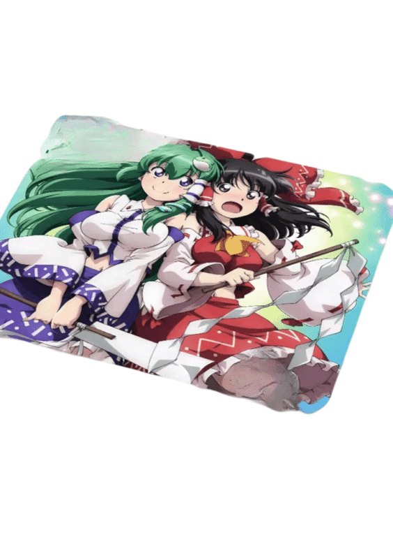 Anime Touhou Project Sanae Kochiya And Reimu Hakurei Mouse Pad
