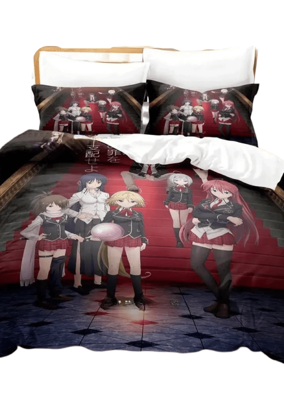 Anime Trinity Seven Character Duvet Cover Set
