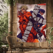 Trigun Anime Stampede And Nicholas Tapestry Poster Wall Art