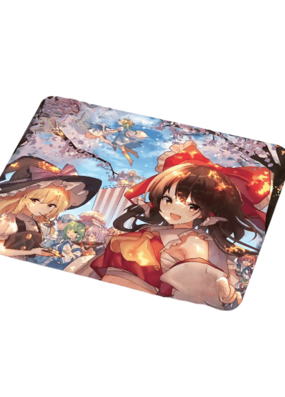 Touhou Project Reimu Hakurei And Marisa Kirisame Anime Mouse Pad