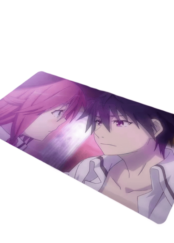 Anime Trinity Seven Prison Lock And Grimoire Security Mouse Pad