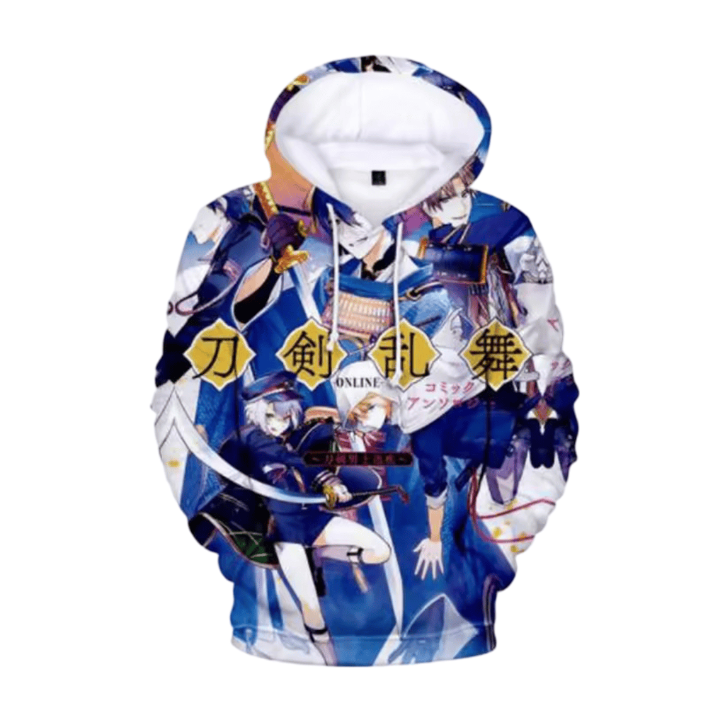 Anime Touken Ranbu Character 3D Printed Hoodie Anime Touken Ranbu Character 3D Printed Hoodie