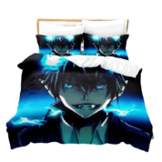 Blue Exorcist Anime Rin Okumura Print Duvet Cover Set