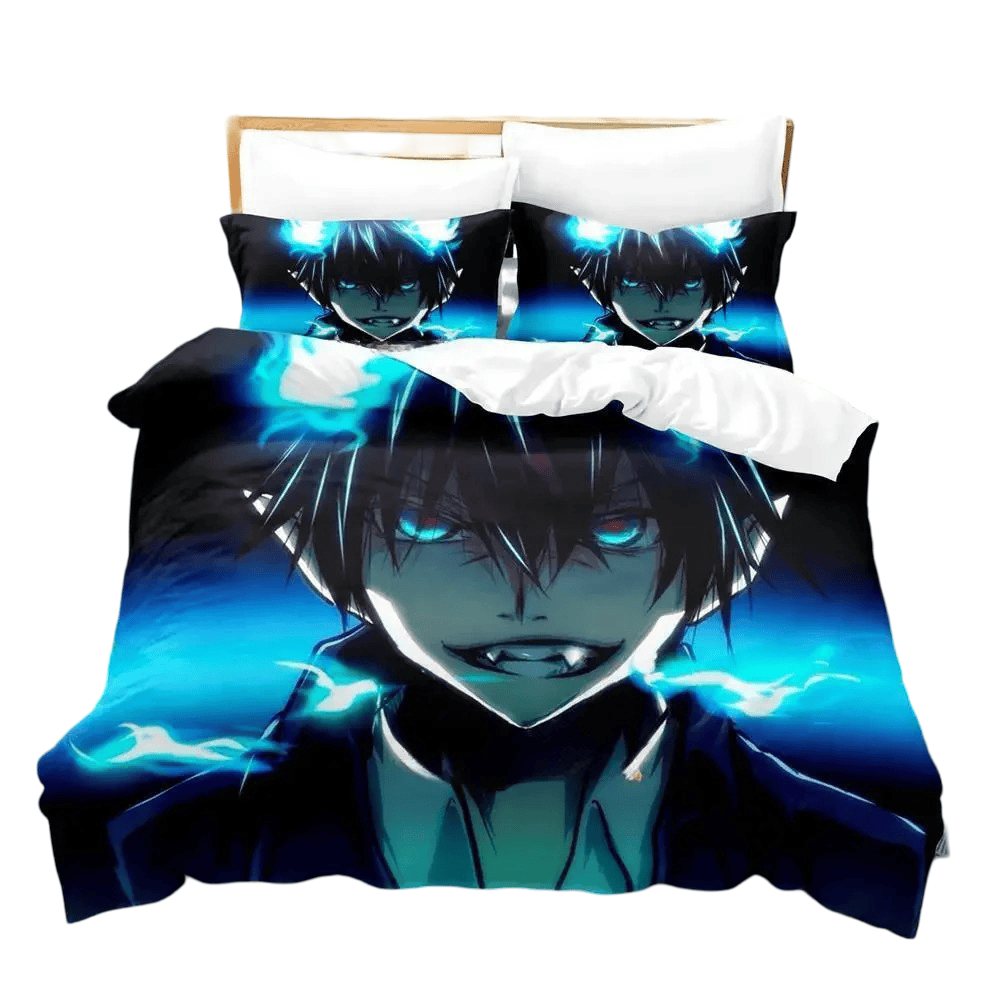 Blue Exorcist Anime Rin Okumura Print Duvet Cover Set Blue Exorcist Anime Rin Okumura Print Duvet Cover Set