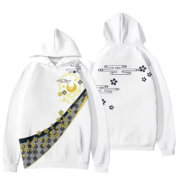 Anime Touken Ranbu Tsurumaru Kuninaga 3D Printed White Hoodie
