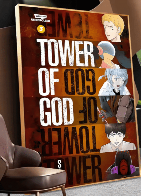 Tower Of God Anime Character Poster Wall Art