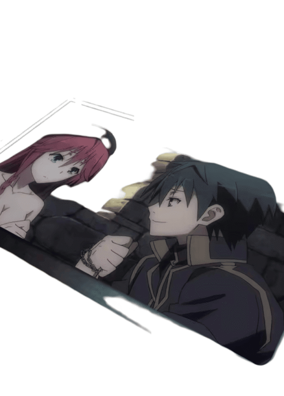 Anime Trinity Seven Arata Kasuga And Luxuria Mouse Pad