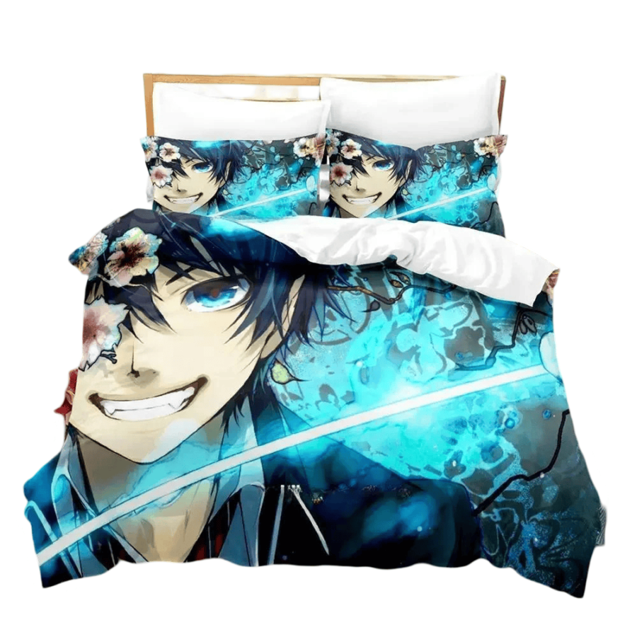 Blue Exorcist Rin Okumura Anime Print Duvet Cover Set