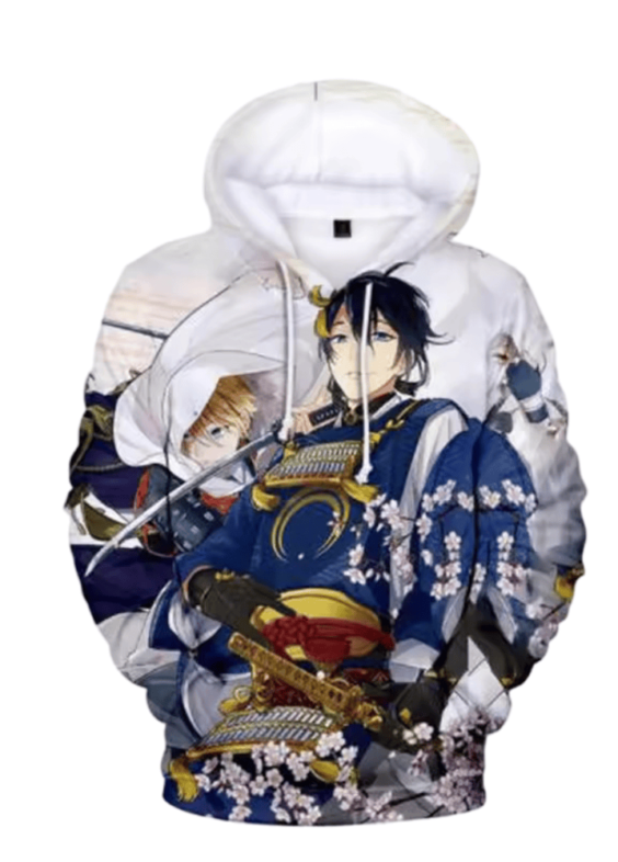 Anime Touken Ranbu Mikazuki Munechika 3D Printed Hoodie