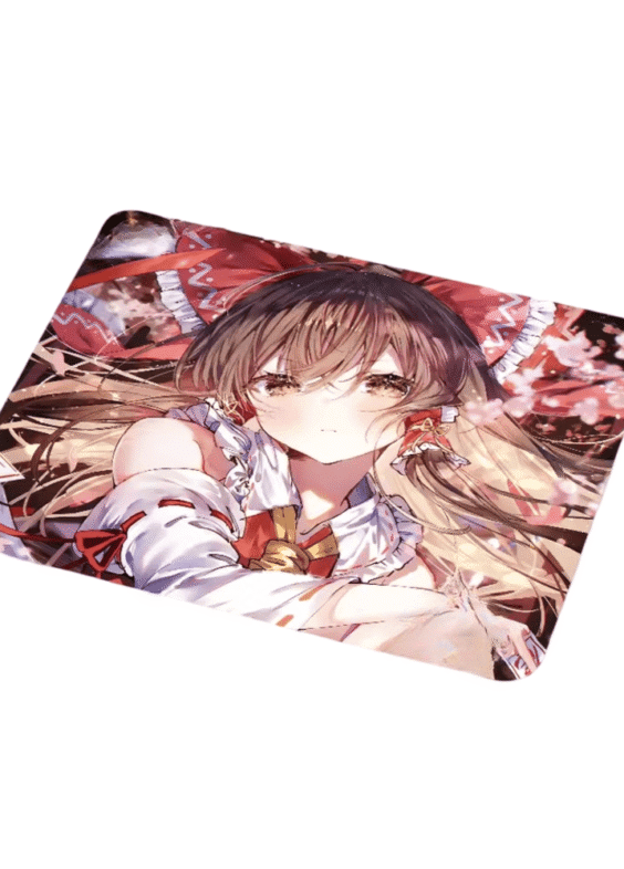 Anime Touhou Project Reimu Hakurei Printed Mouse Pad