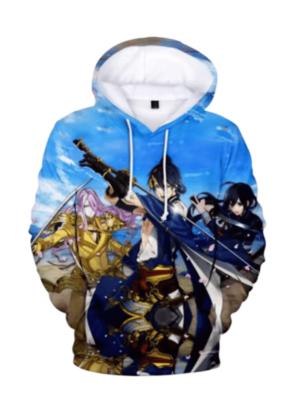 Touken Ranbu Anime Character 3D Printed Hoodie