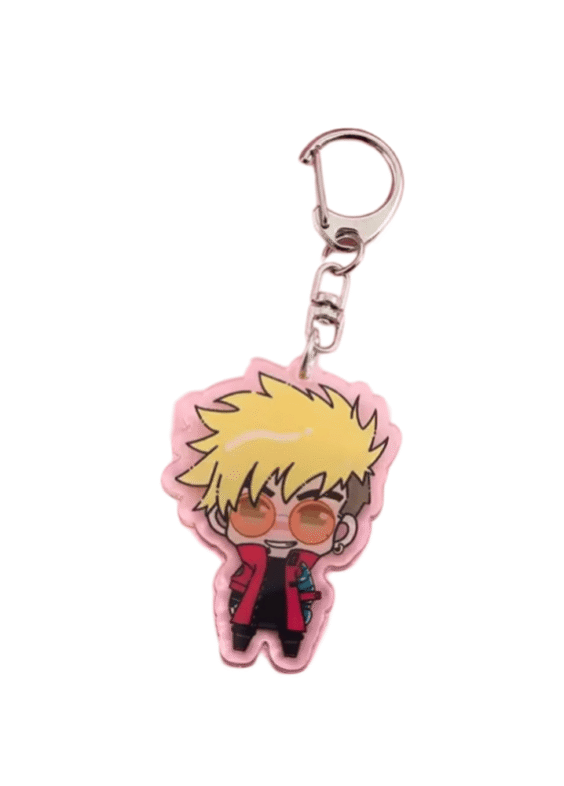 5cm Anime Trigun Vash The Stampede Acrylic Keychain Pendant
