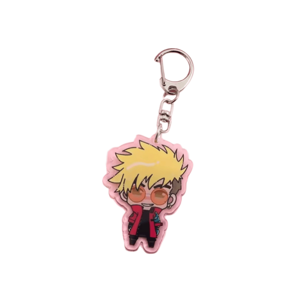 5cm Anime Trigun Vash The Stampede Acrylic Keychain Pendant 5cm Anime Trigun Vash The Stampede Acrylic Keychain Pendant