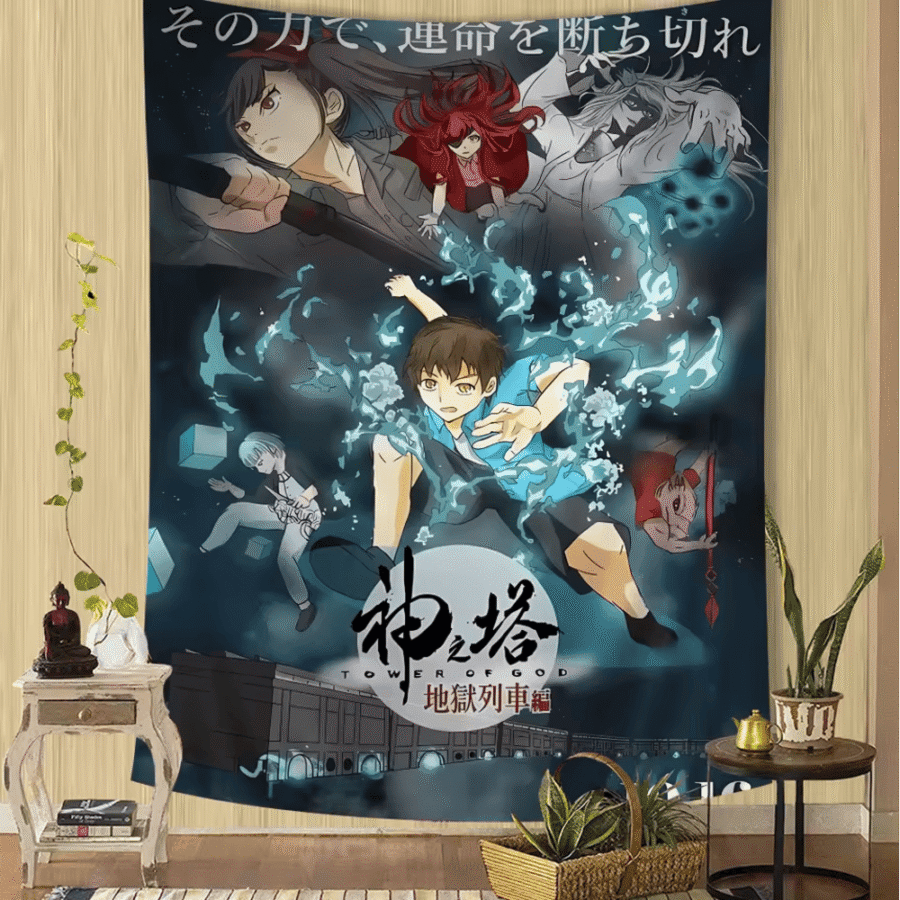 Tower Of God Anime Print Hanging Bohemian Tower Of God Anime Print Hanging Bohemian